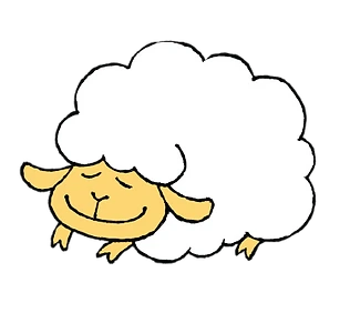 Dream Sheep Keychain Plush