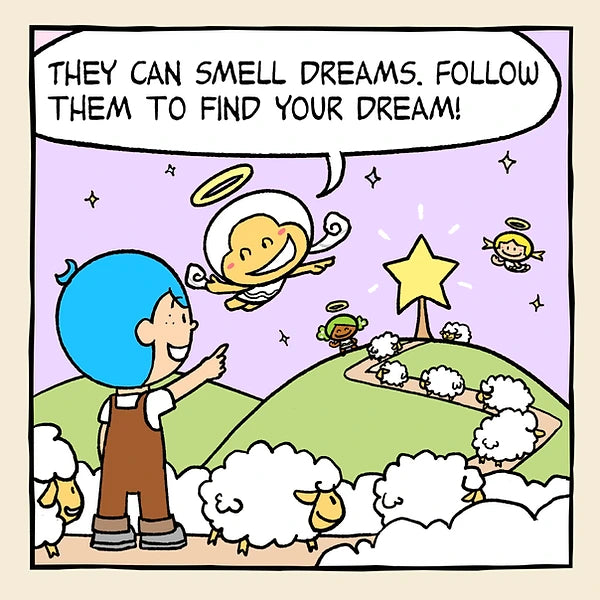 Dream Sheep Keychain Plush - Image 1
